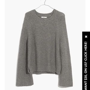 Madewell wide-sleeve pullover sweater